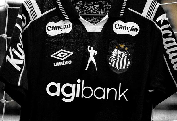 Santos terá Agibank ocupando cota máster da camisa (Crédito: Divulgação)