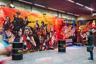 Estação do metrô de SP vira cenário de Street Fighter