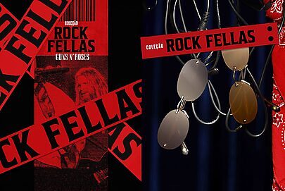 Chilli Beans transforma ícones do rock em acessórios