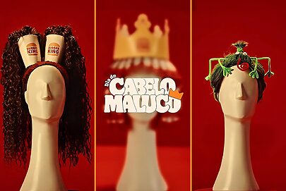 Burger King e Heinz entram na onda do cabelo maluco