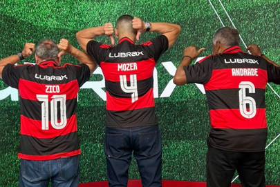 Flamengo se une a Lubrax e ídolos do clube para “convocar” fãs
