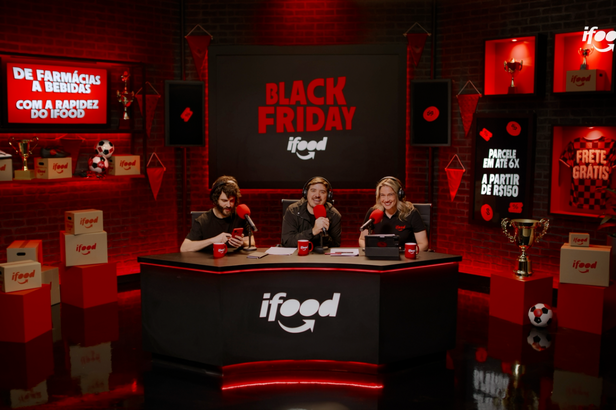 Parceria para a Black Friday leva a linguagem das transmissões ao vivo aos intervalos comerciais (Crédito: Divulgação)