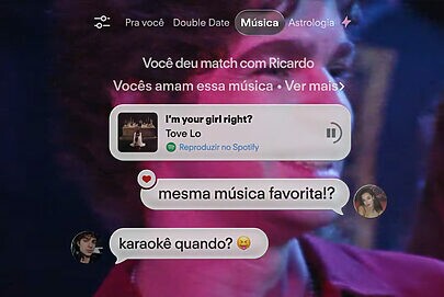 Tinder destaca aspecto social e divertido dos encontros